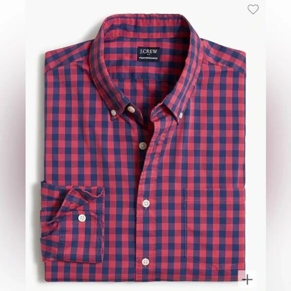 NWT J.Crew Factory Men's XXL Slim Untucked Flex Performance Casual Shirt BE151 - Picture 1 of 9